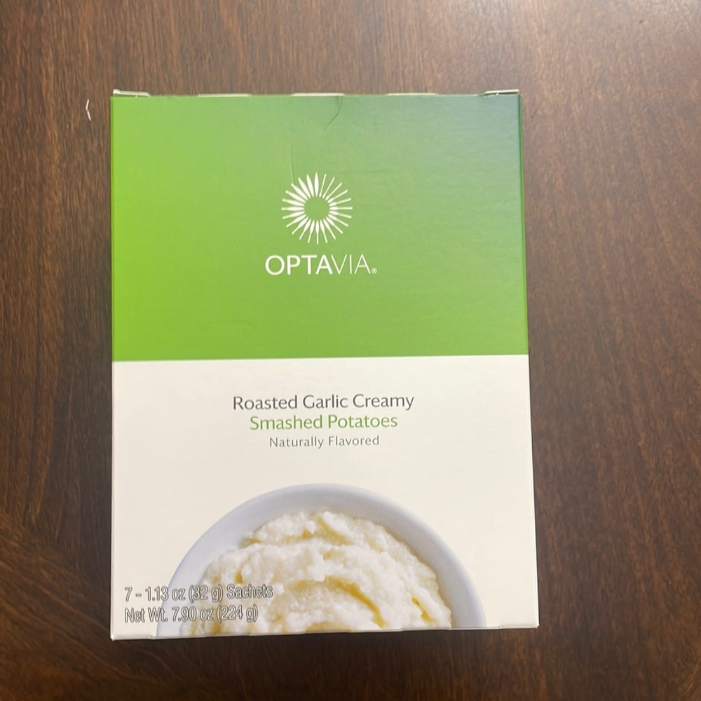 Optavia Roasted Garlic Creamy Smashed Potatoes Partial Box - 5 Fuelings